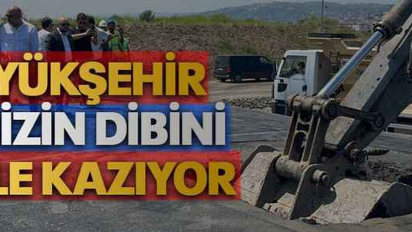 Büyükşehir denizin dibini böyle kazıyor